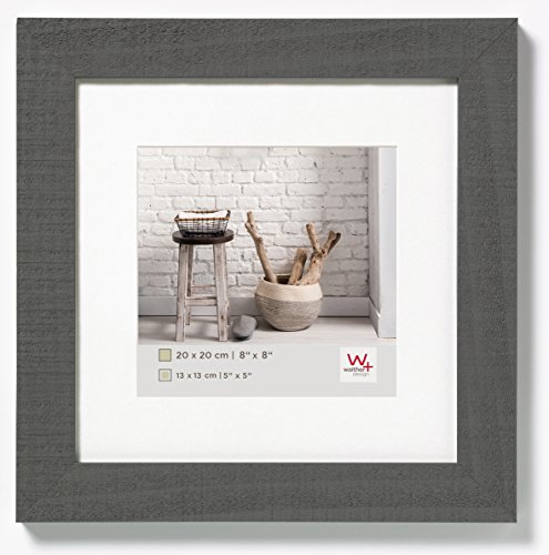 Moldura WALTHER HOME Madeira - Cinzento - 20 x 20 cm Walther - Porta-retratos - moldura, madeira, cinzento, 20x20 cm