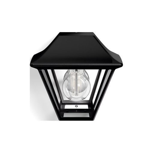 Candeeiro Exterior de Parede PHILIPS Alpenglow Black Philips - Luminárias de parede - moderno, alumínio, sintético, preto, resistente ao clima