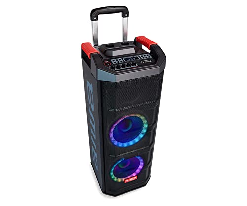 Coluna Bluetooth AIWA KBTUS-608 (Preto - 600 W) Aiwa - Alto-falantes - bluetooth, preto, 600 W, com fios
