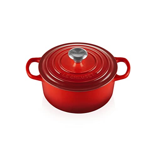 Tacho Cocotte 22Cm LE CREUSET Vermelho (Acessórios de cozinha) Le Creuset - Fornos holandeses - cocotte, 22cm, le creuset, vermelho, resistente a altas temperaturas