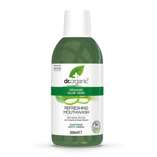 Enxaguatório Buco Aloe Vera 500 ml DR. ORGANIC Dr. Organic - Enxaguatório bucal - aloe vera, 500 ml
