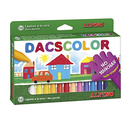 Conjunto de 12 Borrachas Coloridas DAACS Dacs - Borrachas - conjunto, 12 borrachas, coloridas, lápis de cera, semi macios
