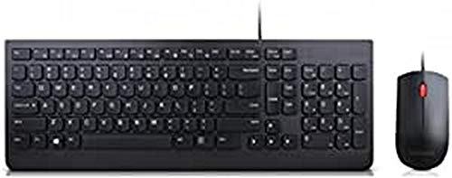 Teclado LENOVO Essential Wired Combo (Layout Espanhol) Lenovo - Conjuntos de acessórios de computador - teclado, rato, layout espanhol, 104 teclas