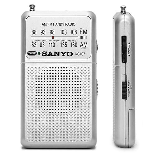 Rádio Portátil SONY Ks107 (Branco - Digital - FM/AM - Pilhas) SANYO - Áudio - digital, fm/am, rádio portátil, pilhas