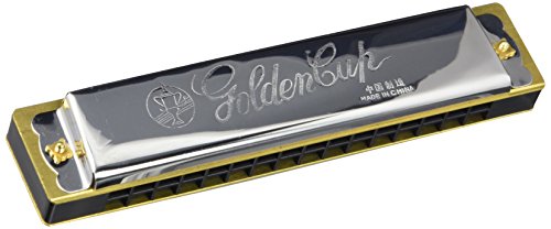 Harmonica Golden Cup Jh016 32 Lanes (Instrumento Musical) Golden Cup - Instrumentos de sopro de madeira - harmonica, golden cup jh016, 32 canais, instrumento musical