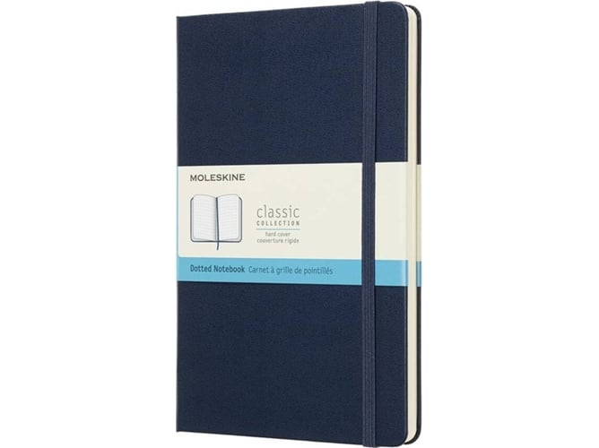 Bloco de Notas MOLESKINE Quadriculado Azul Moleskine - Cadernos e bloco de notas - quadriculado, azul, bolsa interna