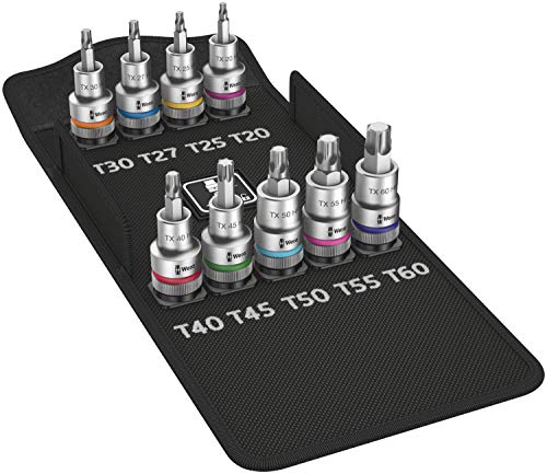 Conjunto de Chaves de Parafusos WERA 05004202001 Wera - Acessórios para ferramentas - torx, fixação, confortável, reduzido risco