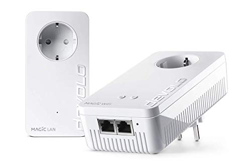 Powerline DEVOLO Magic 2 Starter Kit 840 DEVOLO - Jogos - powerline, devolo magic 2, starter kit, 840, wifi next, lan sem fios