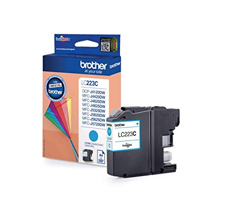 Tinteiro BROTHER LC-223C - LC223C (Consumível Informática e Tel.) Brother - Cartuchos de toner e jato de tinta - ciano, inkjet, 260 páginas, a4