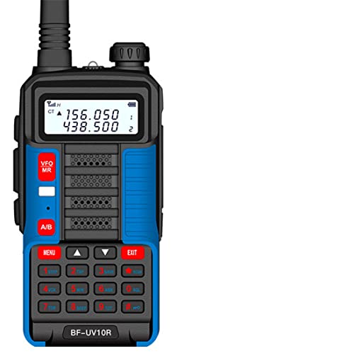 Walkie-Talkies BAOFENG Uv-10R Azul (8 Canais - Até 16 Km) N//B - Rádios bidirecionais - walkie-talkies, baofeng uv-10r, azul, 8 canais, 1,6 km, rádio bidirecional, vhf, uhf