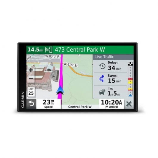 GPS GARMIN DriveSmart 65 (Europa - Bluetooth Mãos Livres - 6.95'' - 1h de autonomia) Garmin - Sistemas de navegação gps - europa, bluetooth, mãos livres, 6.95", 1h autonomia