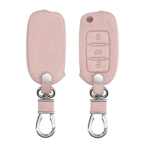 Porta-Chaves KWMOBILE 41740.81 (Rosa Dourado) Kw-Commerce - Porta-chaves - fólio, couro, resistente ao pó, resistente a riscos