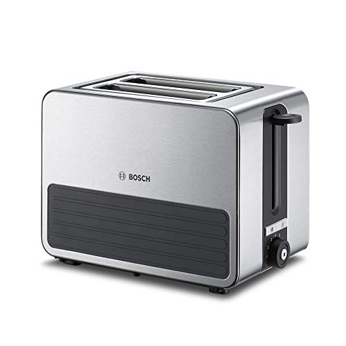 Torradeira BOSCH TAT7S25 (850 W - 2 fatias) Bosch - Torradeiras - 850 W, 2 fatias, sensor electrónico, descongelamento