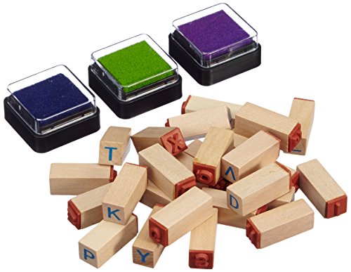 Jogo de Tabuleiro SMALL FOOT COMPANY Letters (3 anos) Small Foot - Carimbos de borracha de escritório - jogo de tabuleiro, 3 anos