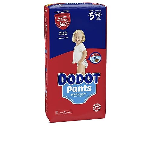 Tamanho 5 Etapa Tallar 9-15 Kg 58 Unidades DODOT - Roupa interior - bebés, 0-3 anos, ajustável, pele natural