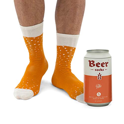 Meias LUCKIES OF LONDON Soup Socks Beer Luckies of London - Meias Comuns - beer, 3 sabores, tamanho único