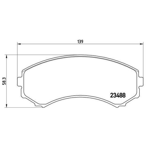 Conjunto de Pastilhas para Calipers BREMBO P54029 BREMBO - Sistema de freios de veículos motorizados - kit, pastilhas, calipers, preto, alumínio