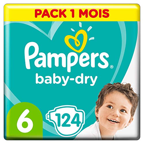 Fraldas PAMPERS Dry Economy Pack (Tamanho 6 - 124 Unidades) Pampers - Fraldas - fraldas, pampers, dry economy pack, tamanho 6, 124 unidades