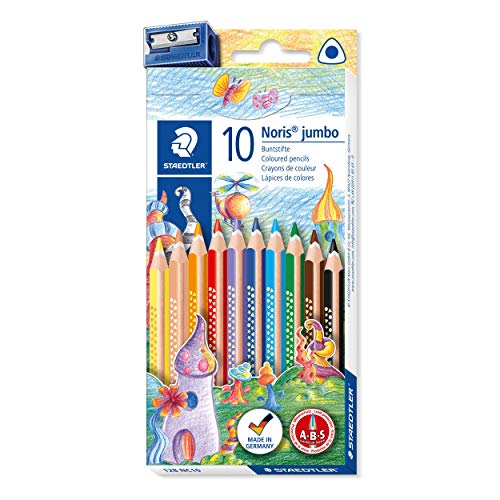 Lápis de Cor STAEDTLER Noris Club (Multicor - 10 Tabletas) Staedtler - Lápis - multicor, 10 tabletas, ergonômico