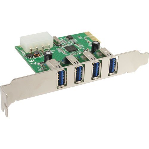 Placa Adaptadora de Interface INLINE 14996 InLine - Placas e adaptadores de interface de computador - pci-e, usb, plug & play, compatível