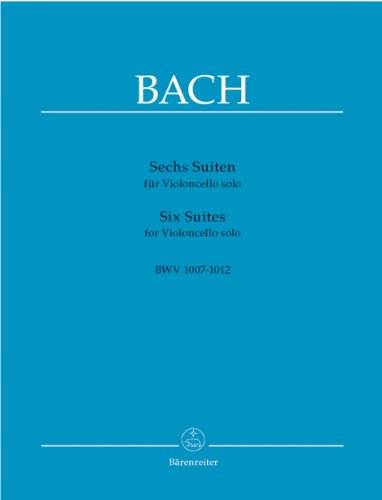 Partitura de música clássica BARENREITER Bach, J S - Suites Nos. 1-6 (viola) BARENREITER - Partituras - partitura, música clássica, bach, suites, viola