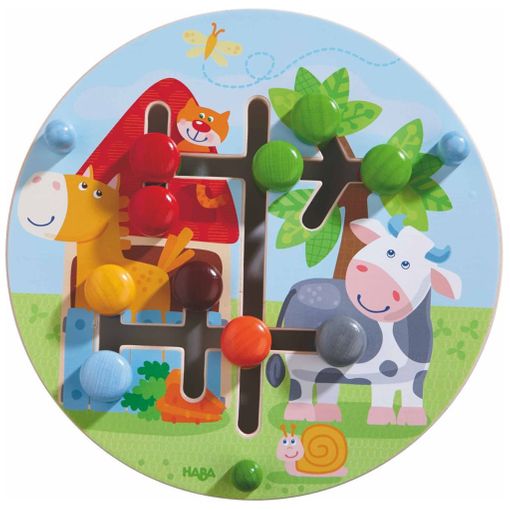 Jogo de Tabuleiro HABA Farm World (Idade Mínima: 1) HABA - Brinquedos - tabuleiro, crianças, peças coloridas, fácil