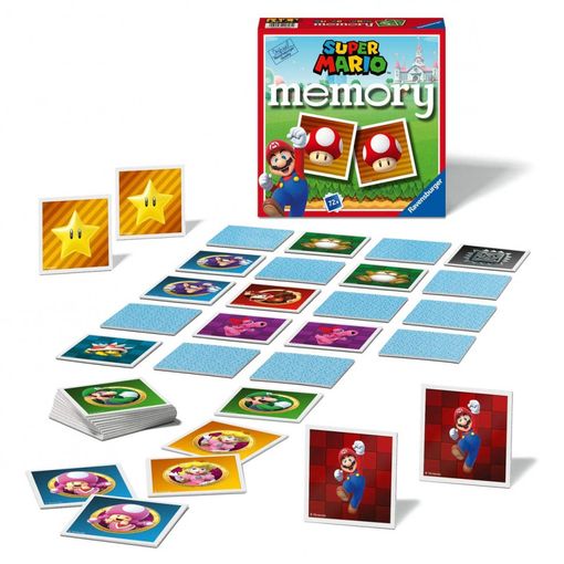 Jogo de Tabuleiro RAVENSBURGER Super Mario (Idade Mínima Recomendada: 3 anos) Ravensburger - Jogos - 2-8 jogadores, 20 minutos, 3 anos, super mario