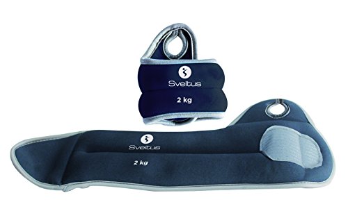 Pulseira Desportiva SVETLUS Pulseira Desportiva Preto Sveltus - Vestuário ponderado - velcro, orifício pulso, aumentar dificuldade, fortalecer