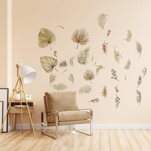 Autocolantes Decorativos DTYGUIXE 3D Wall Decals Leaves DTYGUIXE - Decalques de decoração para casa - decorativos, 3D, folhas