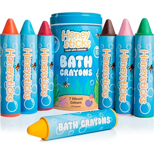 Crayola Honeystick 5 Unidades (Recondicionado Como Novo) Honeysticks - Brinquedos - 5 unidades, cores vivas, laváveis, mel