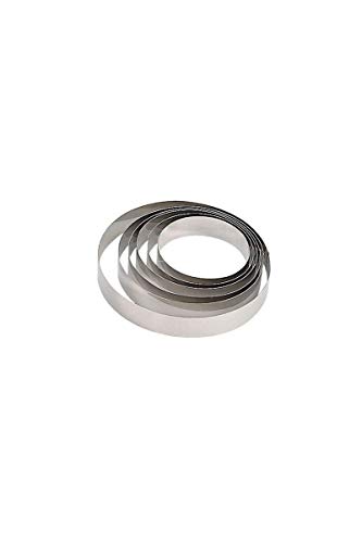 Anel para Tortas De Buyer Inox 4.50 Cm Aço Inoxidável Prateado DE BUYER - Formas para bolos e moldes - aço inoxidável, prateado, 4.5 cm