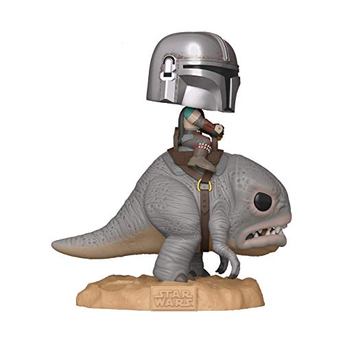 Figura FUNKO POP! Star Wars: The Mandalorian On Blurrg Funko - Brinquedos - funko pop, star wars, The Mandalorian, on blurrg, vinil, blaster
