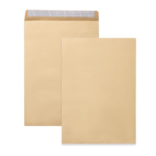 Sobres para Impressão DINA 4 (50 Un - Castanho) Kiperline - Envelopes - 50 unidades, castanho, papel alta qualidade, design elegante
