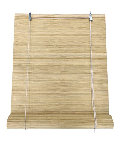Estor de Bambu 120X200Cm Castanho Escuro Comercial Candela - Persianas e cortinas - bambu, castanho escuro, 120x200cm