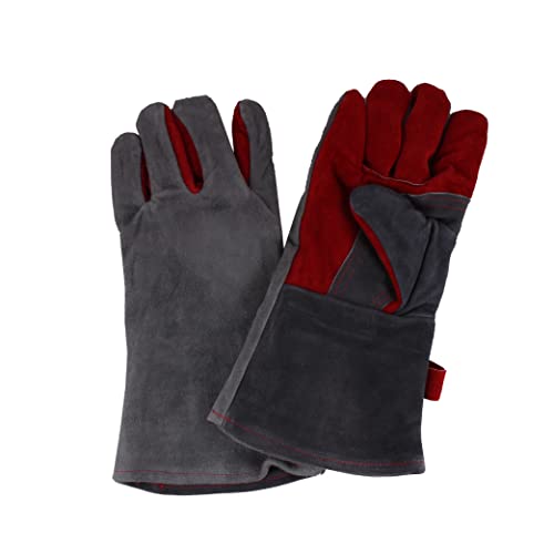 Luvas para Cozinha DRAGON CALMA (Vermelho) Calma Dragon - Luvas de forno e pegadores de panelas - couro, 41,5 cm, churrasco, micro-ondas