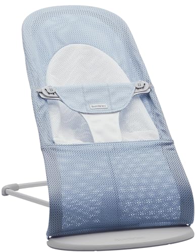 Baloiço de bebé BABYBJORN 3D Blue Celestial BabyBjörn - Brinquedos para bebês e equipamentos de atividades - ergonômico, sem pilhas, desde o nascimento, até 2 anos