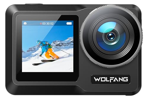 Action Cam WOLFANG Ga460 (4K - 24 MP - Até 100 min de autonomia - Wi-Fi) WOLFANG - Câmeras - 4k, 24 MP, 100 min autonomia, wi-fi