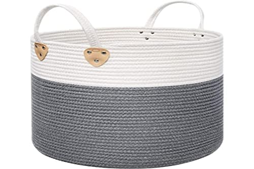 Cesto de Corda Algodão Cesta de Jardim 50L SONGMICS SONGMICS - Cestos de roupa - corda algodão, 50L, jardim