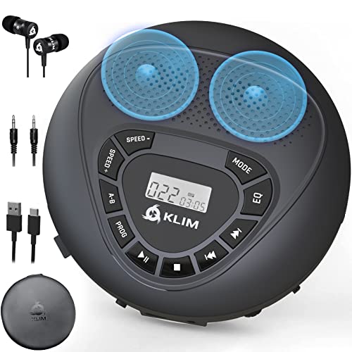 Coluna Portátil KLIM Speaker+ Reproductor de CD (Preto - 40 W) KLIM - Áudio - portátil, 40 W, bluetooth, 2.1