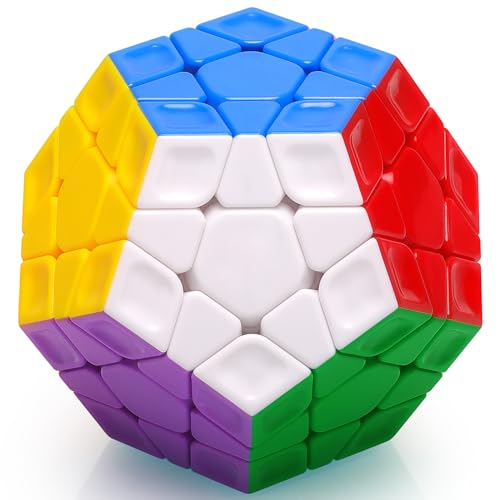 Megaminx Speed Cube 3X3 Stickerless (Idade minima recomendada: 8 anos) TOYESS - Jogos - megaminx, speed cube, stickerless, idade mínima
