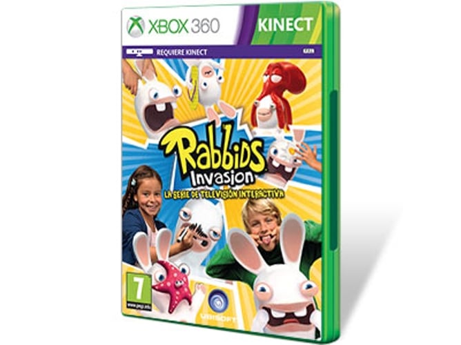 Jogo Xbox 360 Rabbids Invasion: The Interactive TV Show (EN) Ubisoft - Software de jogos de vídeo - xbox 360, rabbids invasion, interativo