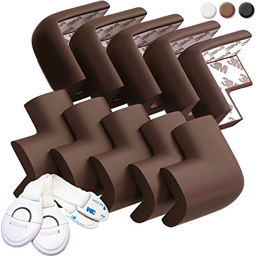 Protetor de Canto para Bebé HAPPY CHLEA Castanho Happy Chlea - Peças e acessórios para secretárias - suave, confortável, fácil de lavar, anti-estático, naturais