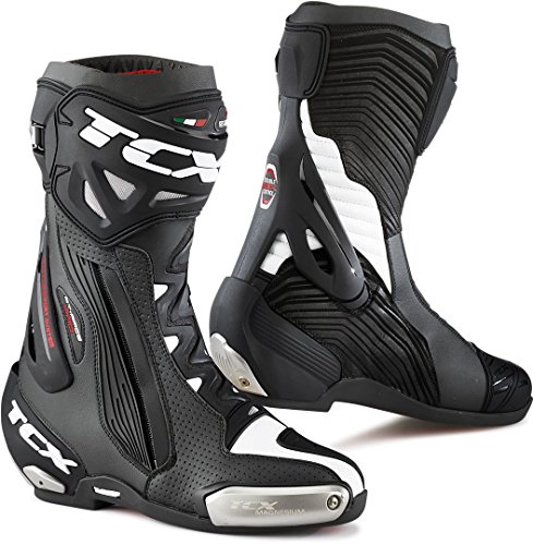 Botas Unisexo TCX Racer Pro Air Preto para Motociclismo (EU 44) TCX - Sapatos - universal, preto, espinhas, velcro