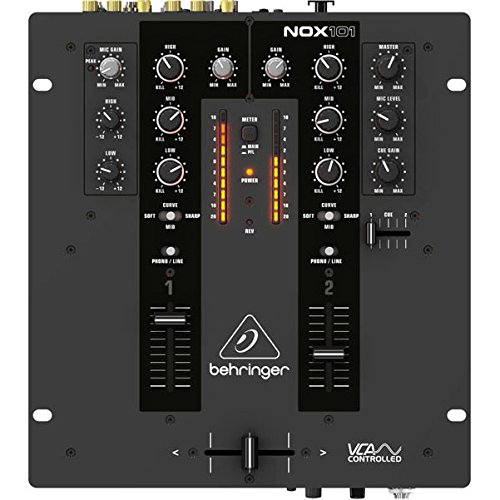 Mesa de mistura BEHRINGER NOX101 (Canais: 2 - USB) Behringer - Mesas de áudio - canais 2, usb, faders infinium, interface usb