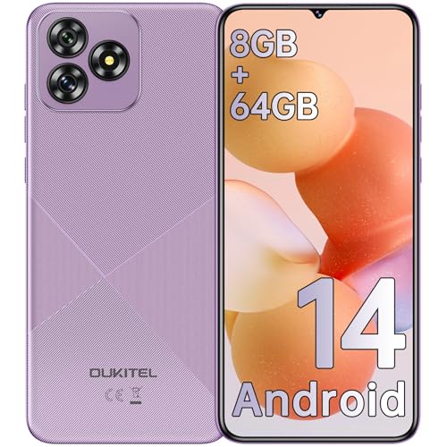 Smartphone OUKITEL C53 (6.67'' - 8 GB - 64 GB - Roxo) OUKITEL - Telemóveis - 6.67 polegadas, 8 gb, 64 gb, roxo