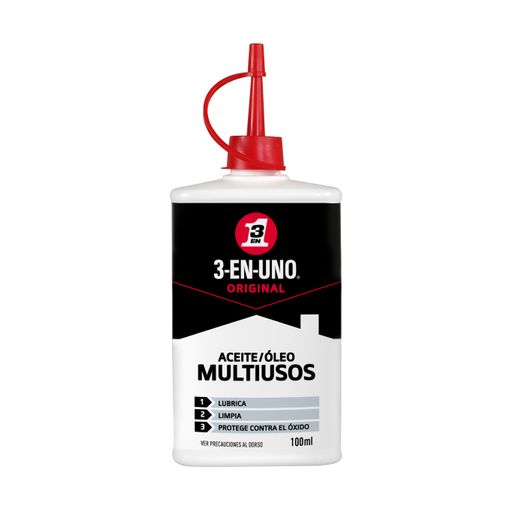 Lubrificante 3 em 1 para Limpeza e Proteção 100 ml 3 EN UNO - Lubrificantes - 3 em 1, limpeza, proteção, 100 ml