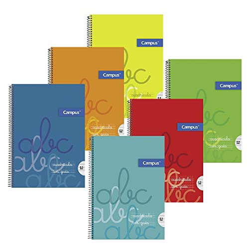 Caderno Campus A4 Quadriculado Pautado 3x3 Mm 80 Folhas Dura Capa Cor: Azul Campus - Cadernos e bloco de notas - quadriculado, pautado 3x3 mm, 80 folhas, dura capa