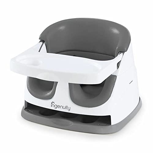 Elevador para Bebé INGENUITY Baby Base Cinzento e Branco Ingenuity - Cadeiras altas e assentos elevatórios - elevador, bebé, cinzento, branco