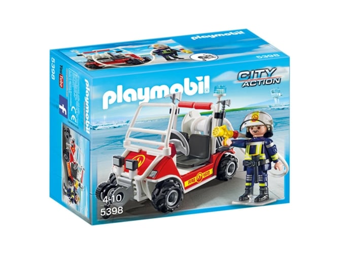 Playmobil City Action 5398 Fire Chief with Ambulance Car PLAYMOBIL - Conjuntos de brinquedos - playmobil, city action, fire chief, ambulância, chefe de bombeiros, resgate