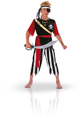 Fato de Menino RUBIE'S Pirata (Tam: 3-4 anos) Rubie's - Brincadeira de faz de conta - pirata, carnaval, 3-4 anos